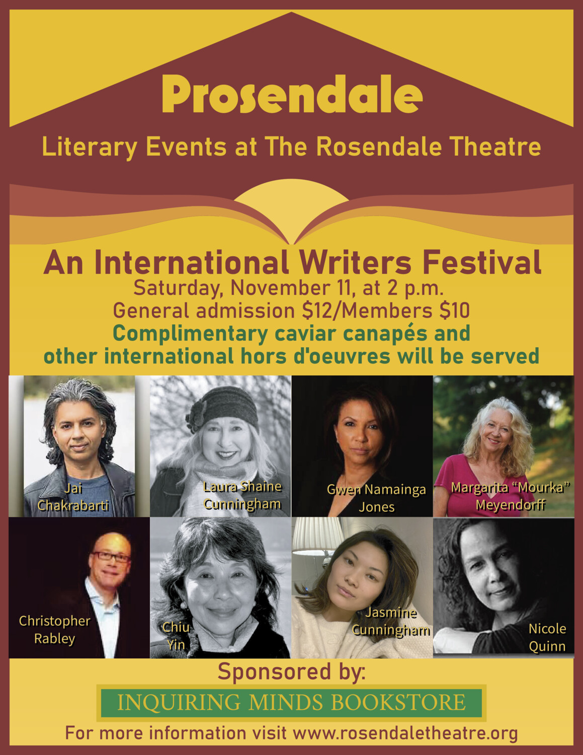 An International Writers Festival at Rosendale Theatre Blue Stone Press